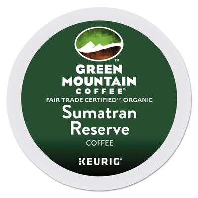 Green Mountain Coffee Fair Trade Organic Sumatran Reserve, K-Cup Portion Pack for Keurig Brewers 24-Count