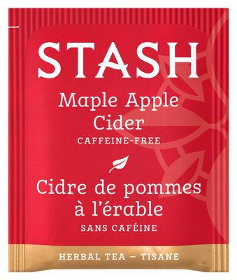 Stash Tea Maple Apple Cider Herbal Tea - Naturally Caffeine Free, Non-GMO Project Verified Premium Tea with No Artificial Ingredients, 18 Count (Pack of 6) - 108 Bags Total