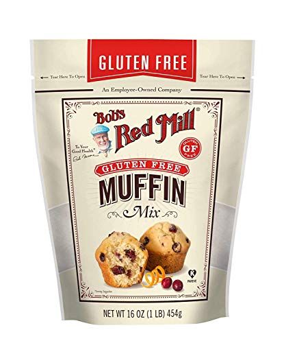 Bob&#39;s Red Mill Gluten Free Muffin Mix, 16 Oz (Pack of 3)