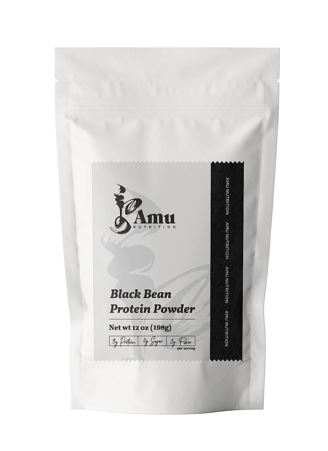 [ Amu Nutrition superfood and tea ] Mongolian Roasted Black Beans Powder | 198gr