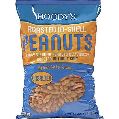 Hoody&#39;s In-Shell Classic Roast Peanuts Unsalted-5 lbs (1)