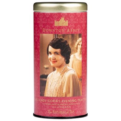 The Republic of Tea Downton Abbey Lady Cora&#39;s Evening Herbal Tea, 36 Tea Bags, Gourmet Chamomile Tea