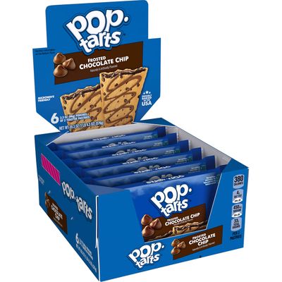 Kellogg&#39;s Pop-Tarts, Breakfast Toaster Pastries, Frosted Chocolate Chip, 22oz (72 Count)