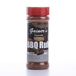 Gainer&#39;s Gourmet Seasoning BBQ Rub