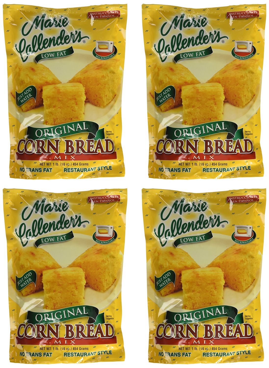 Marie Callender's Original Corn Bread Mix 16 Oz (4-Pack)