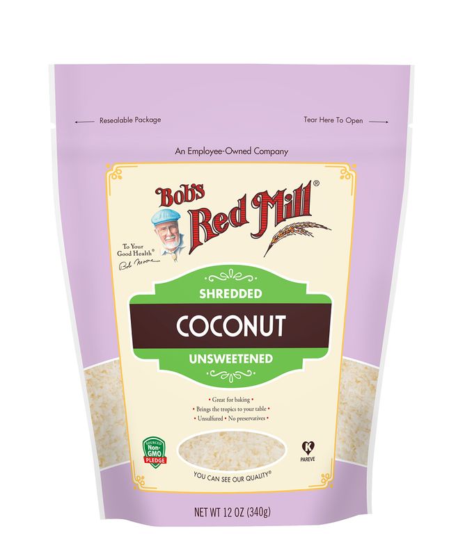Bob&#39;s Red Mill Shredded Coconut, 12 oz (Pack of 1) - Non-GMO, Vegan, Paleo Friendly, Kosher, Fair Trade, Keto Friendly,