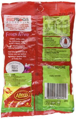 Allens Frogs Alive Jellies 190g