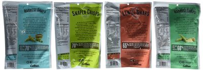 Calbee Snapea Crisps Harvest Snaps ~ Variety Pack ~ Caesar, Wasabi Ranch, Tomato Basil &amp; Lightly Salted