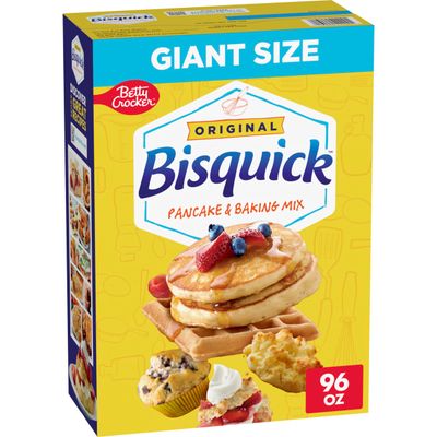 Betty Crocker Bisquick Original Pancake &amp; Baking Mix, Giant Size, 96 oz