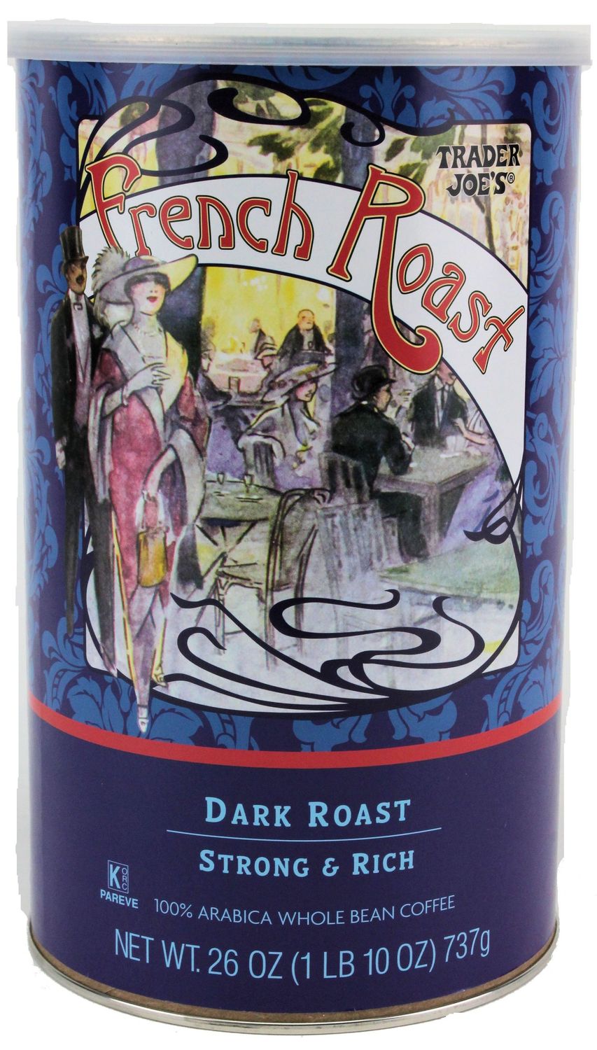 Trader Joe&#39;s French Roast 100% Arabica Whole Coffee Beans, 26 Oz