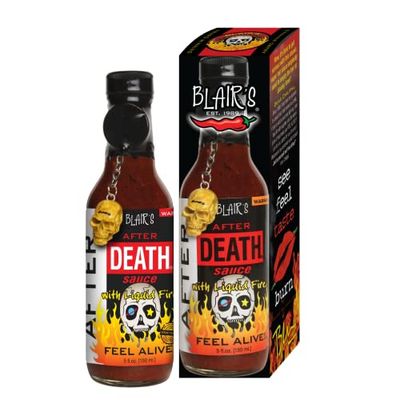 After Death Sauce with Liquid Rage and Skull Key Chain