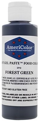 Americolor Soft Gel Paste Food Color, 4.5-Ounce, Forest Green