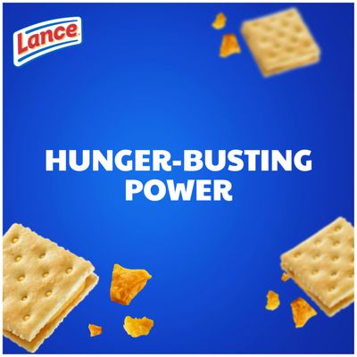Lance Sandwich Crackers, Captain's Grilled Cheese Wafers, 8 Ct Box