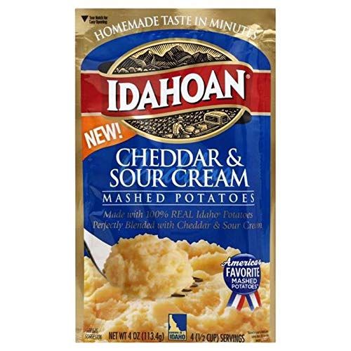 tlc 3 Pack Idahoan Mashed Potatoes Cheddar &amp; Sour Cream 4oz Bags