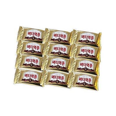 [Korean souvenir] Crown butter waffle cookies (Korean cookies)