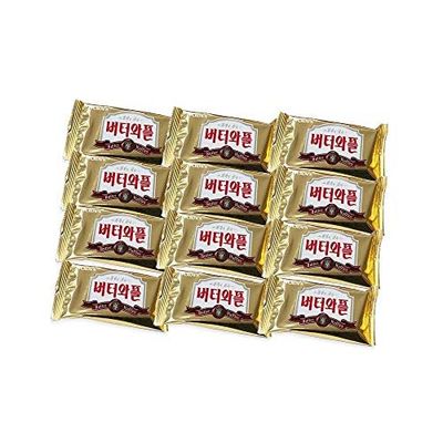 [Korean souvenir] Crown butter waffle cookies (Korean cookies)
