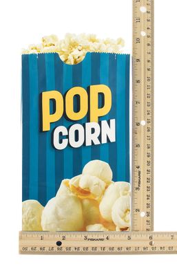Snappy Popcorn Flat Bottom Theater Popcorn Bags, 85 Ounce, 100 Count