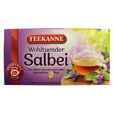 TEEKANNE Salbei (sage) / 2x 20 tea bags / fresh + direct german-import by Teekanne