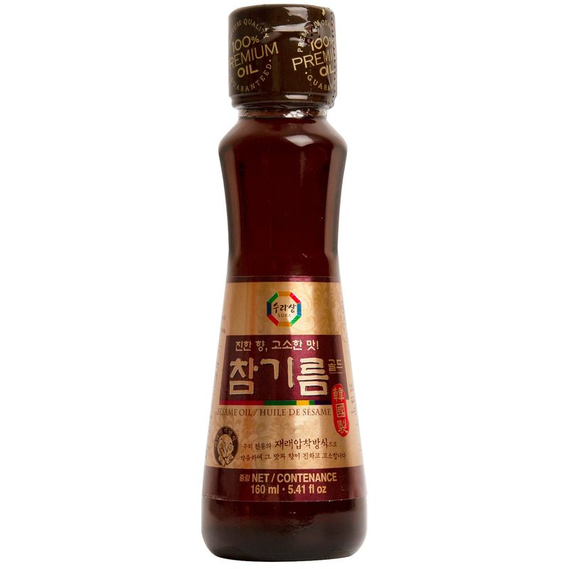 Surasang Korean Toasted Sesame Oil, Nutty and Complex, 5.41 Fl Oz