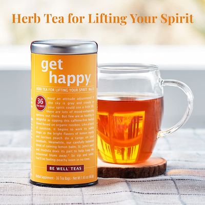 The Republic of Tea Get Happy - No. 13 Lifting your Spirits Tea, No Caffeine, 36 Tea Bags