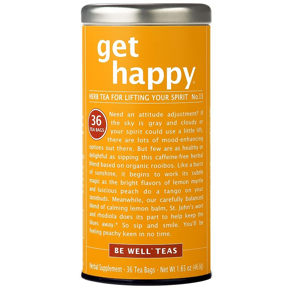 The Republic of Tea Get Happy - No. 13 Lifting your Spirits Tea, No Caffeine, 36 Tea Bags