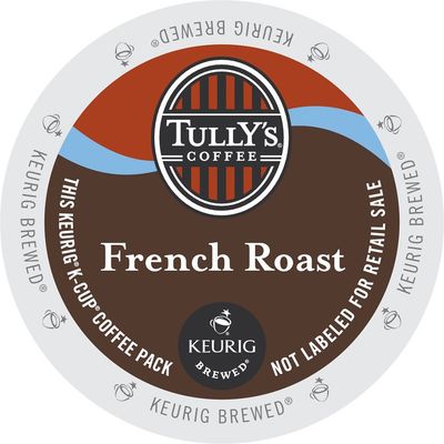 Keurig, Tully's, French Roast Coffee, K-Cup Counts, 50 Count