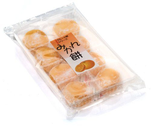Mandarin Orange Flavor Japanese Traditional Fruit Mochi Mini-Rice Cake Giftset (Japanese Import)