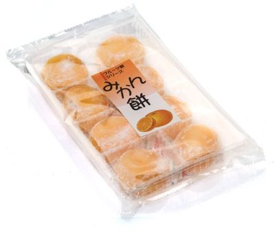 Mandarin Orange Flavor Japanese Traditional Fruit Mochi Mini-Rice Cake Giftset (Japanese Import)