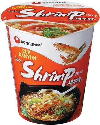 Nongshim Noodle Cup, Spicy Shrimp, 2.36 Ounce (Pack of 6)