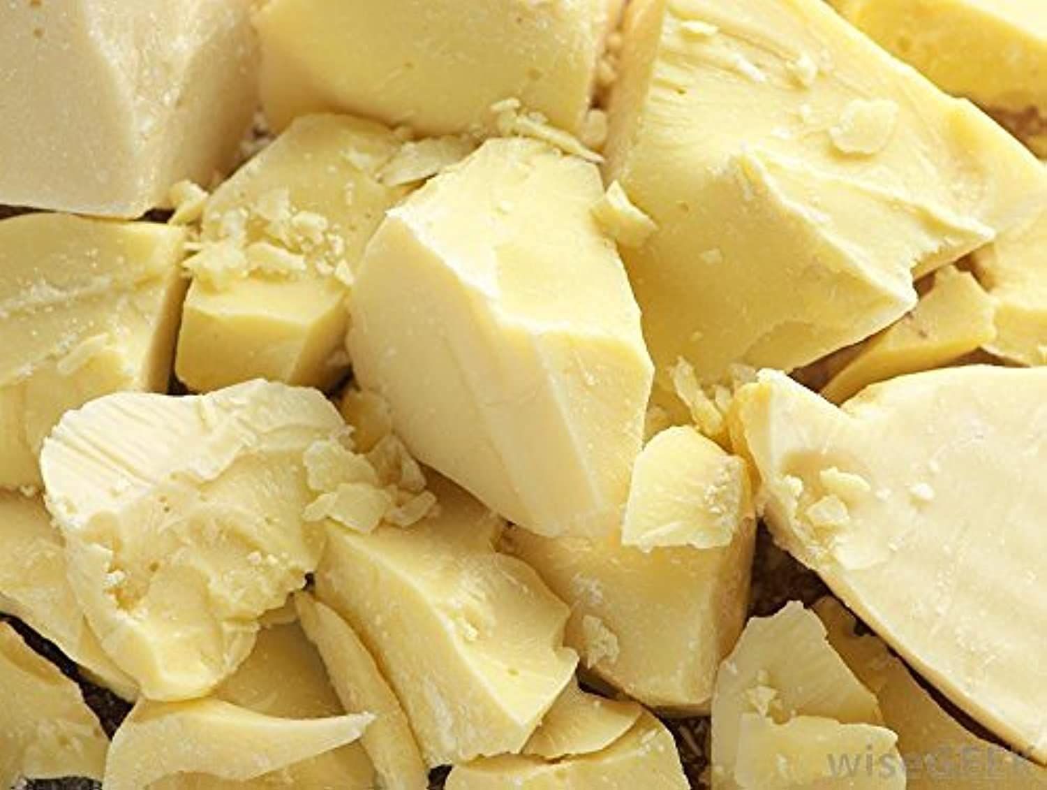 Caribbean Coastal Delights Pure Raw Cocoa Butter - Fresh Scent, 1 LB, All Skin Types &amp; Tones