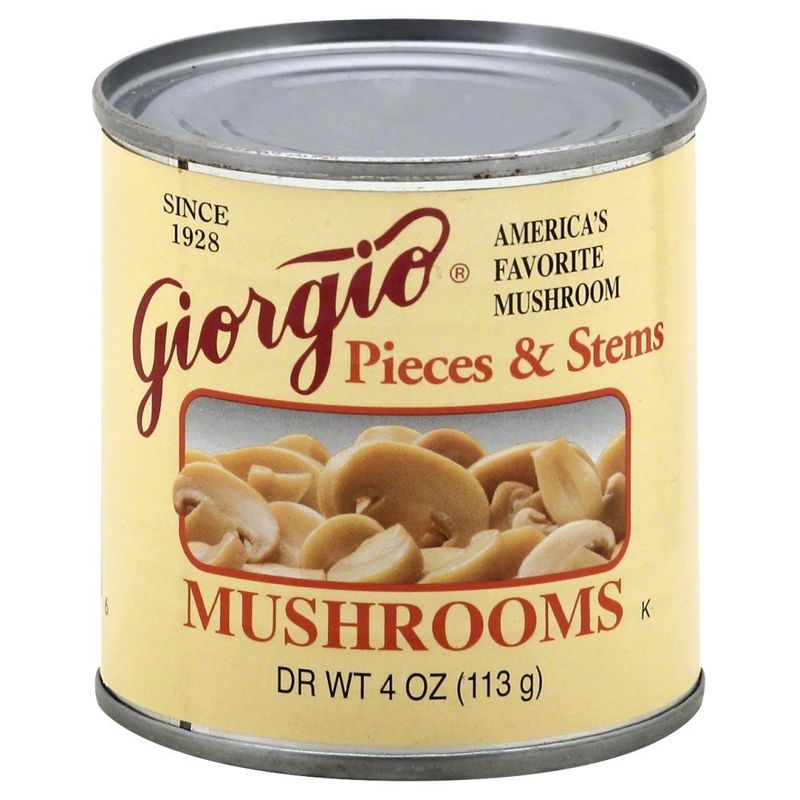Giorgio Mushroom Pieces N Stem (6 Pack)