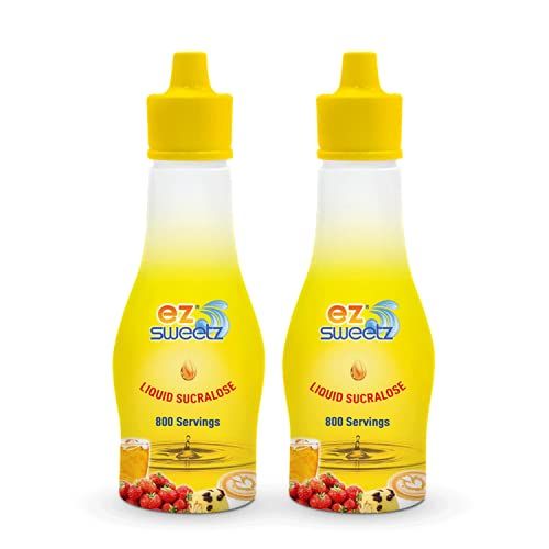 EZ-Sweetz (2.0oz - Liquid Sweetener 800 Servings/Bottle) (Original, 2 Pack)