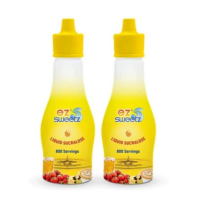 EZ-Sweetz (2.0oz - Liquid Sweetener 800 Servings/Bottle) (Original, 2 Pack)