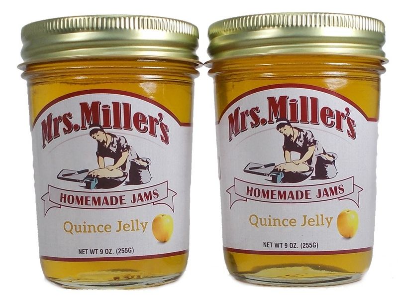 Mrs Millers Quince Jelly (Amish Made) ~ 2/9 Oz. Jars
