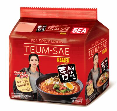 Paldo Teumsae Ramen, 84.6 Oz, Pack of 20