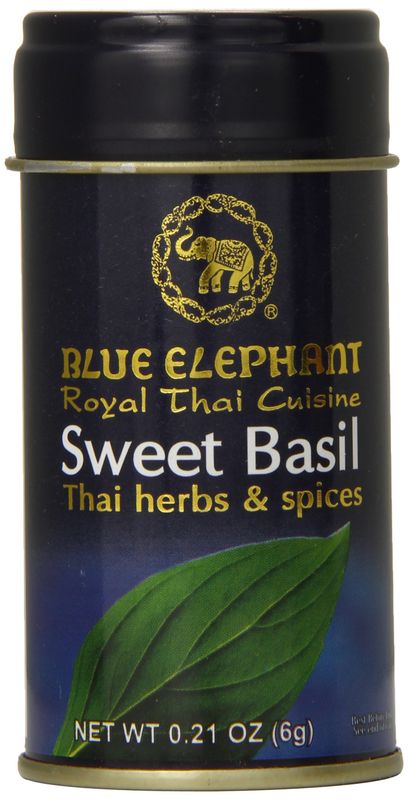 Blue Elephant Royal Thai Cuisine Dried Sweet Basil, 0.21 Ounce