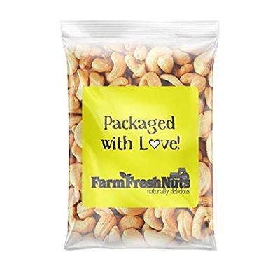 Raw Whole Natural Cashews Compares To Organic (5 Lbs.) Unsalted - Handpicked for Freshness - Healthy Protein Food, Vegan &amp; Keto Friendly - Farm Fresh Nuts Brand
