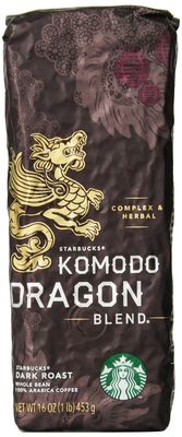 Starbucks Komodo Dragon Blend, Whole Bean Coffee (1lb)