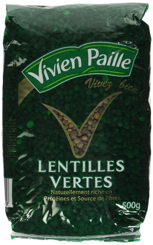 Dry Green Lentils from France 17.6oz