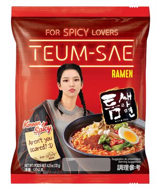 Paldo Teumsae Ramen, 84.6 Oz, Pack of 20