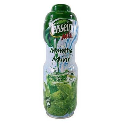 Mint Teisseire Concentrated Mint Syrup for drinks, sodas, and flavoring teas, 20.3 fl oz (2 PACK)