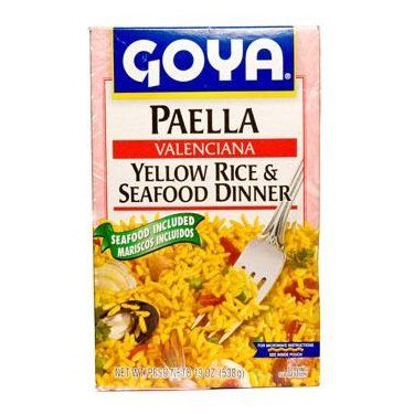 Goya Foods Yellow Rice and Seafood Dinner Mix (Paella Dinner Kit), 19-Ounce