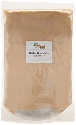 SFL GARLIC, GRANULATED - 5 LB RESEALABLE BAG - KOSHER - PREMIUM QUALITY