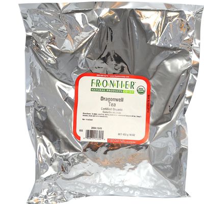FRONTIER Organic Bulk Dragonwell Tea., 16 OZ