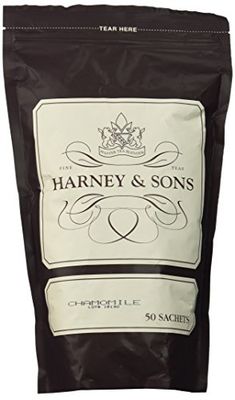 Harney &amp; Sons Chamomile Caffeine-Free Premium Herbal Tea - Bag of 50 Sachets