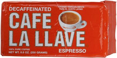 Decaf Cafe La Llave 8.8 Oz Ground Brick
