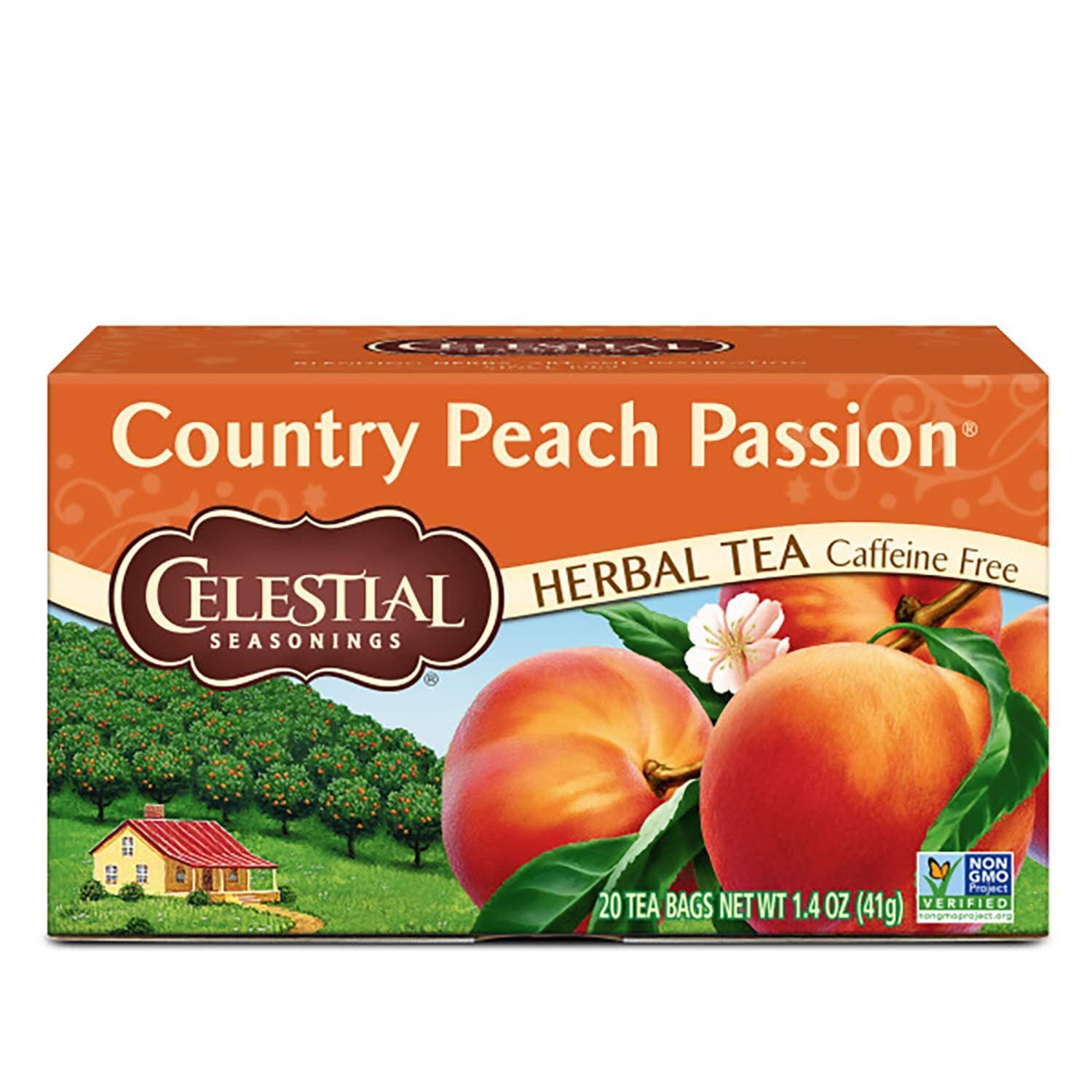 Celestial Seasonings Country Peach Passion Herbal Tea - Pack of 6