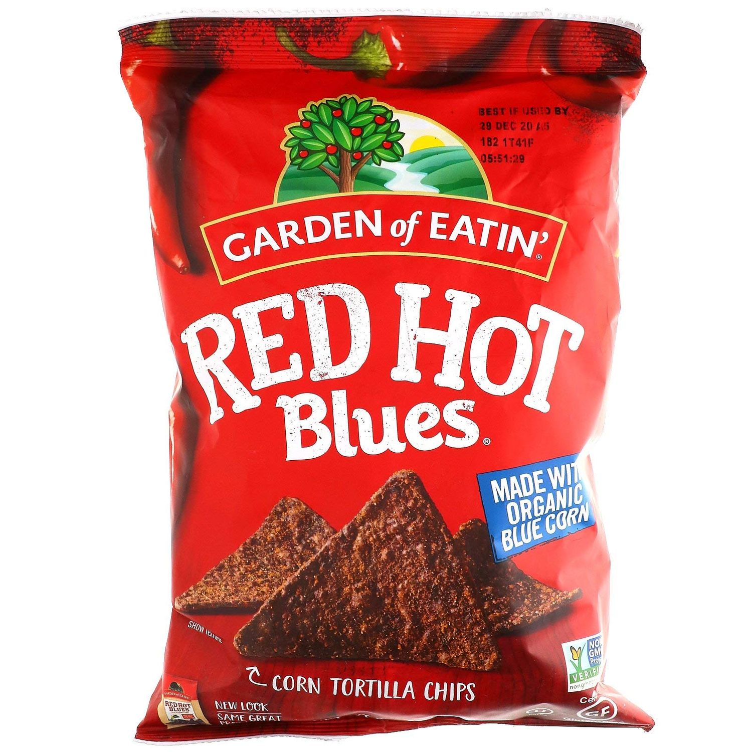 Garden of Eatin Chips Red Hot Blues, 8.1 Ounce