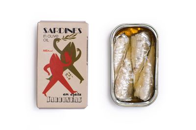 Ati Manel Canned Sardines in Olive Oil | 125g Tinned Fish | 1-Pack of 125g Cans