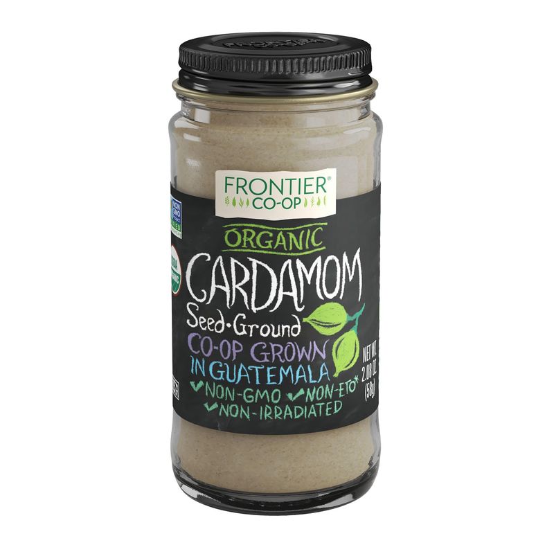 Frontier Natural Products Cardamom, Og, Ground, 2.08-Ounce